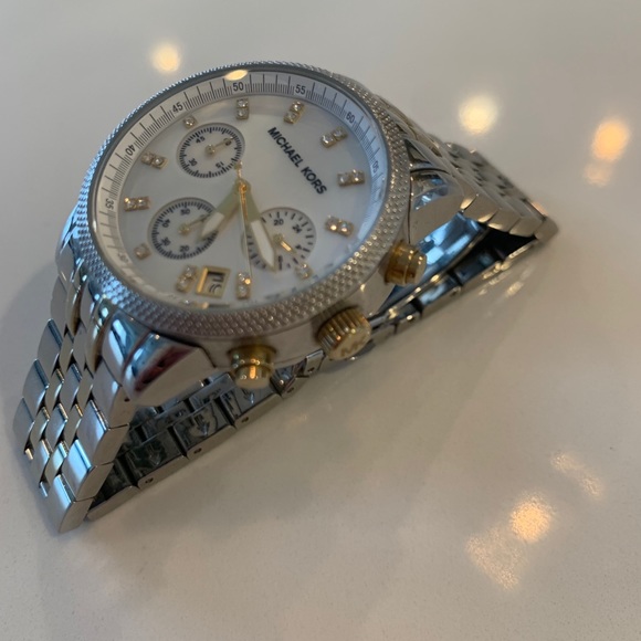 MICHAEL KORS gold and silver watch main image 7